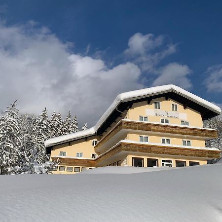 Hotel Kronenhirsch Russbach am Pass Gschütt Eksteriør billede