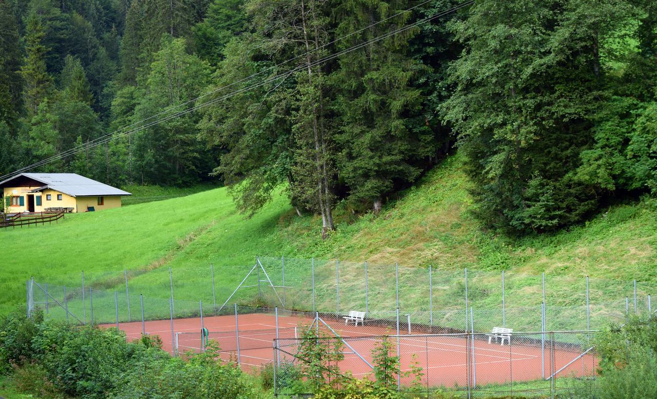 Hotel Kronenhirsch Russbach am Pass Gschütt Eksteriør billede