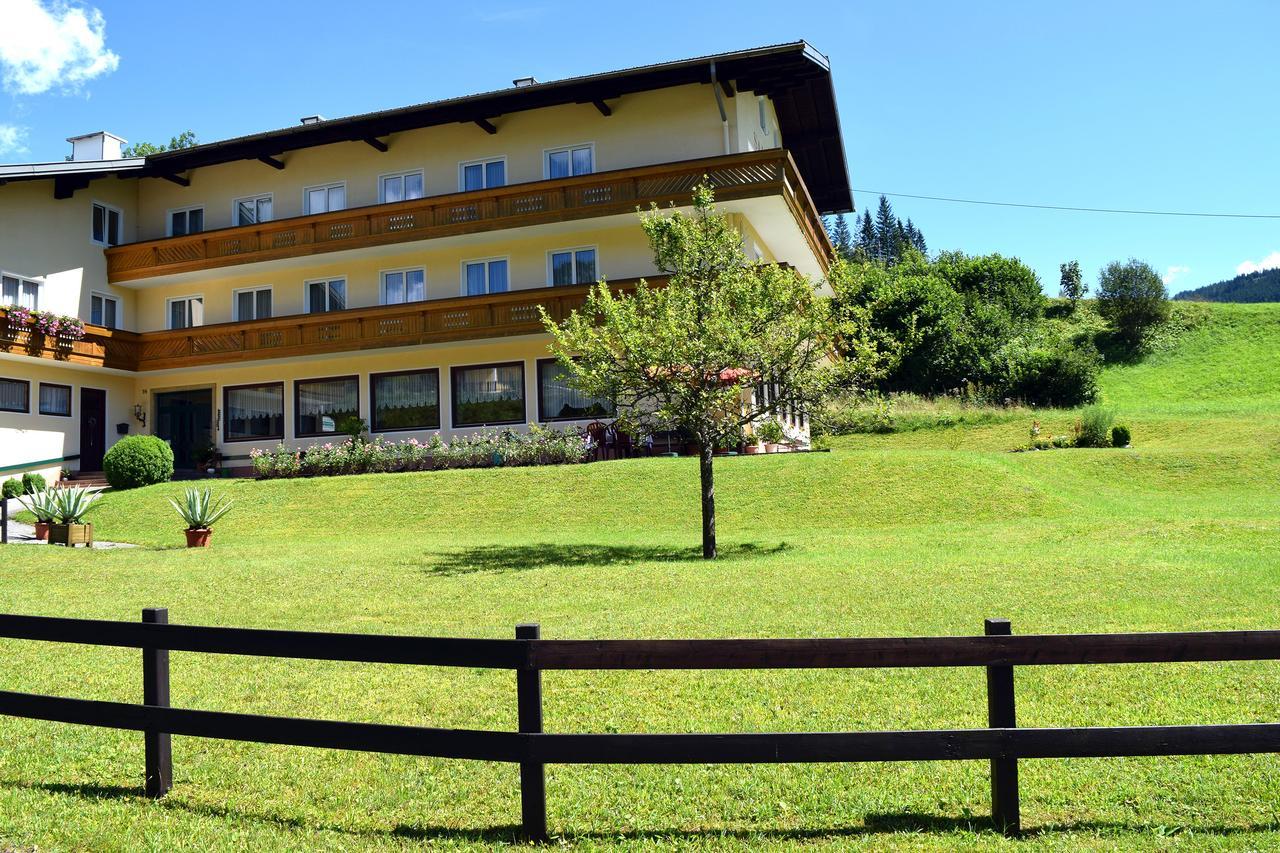 Hotel Kronenhirsch Russbach am Pass Gschütt Eksteriør billede