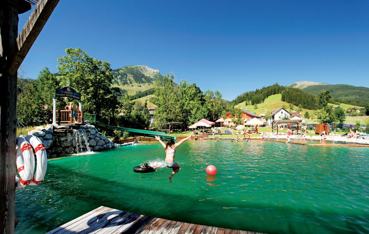 Hotel Kronenhirsch Russbach am Pass Gschütt Eksteriør billede
