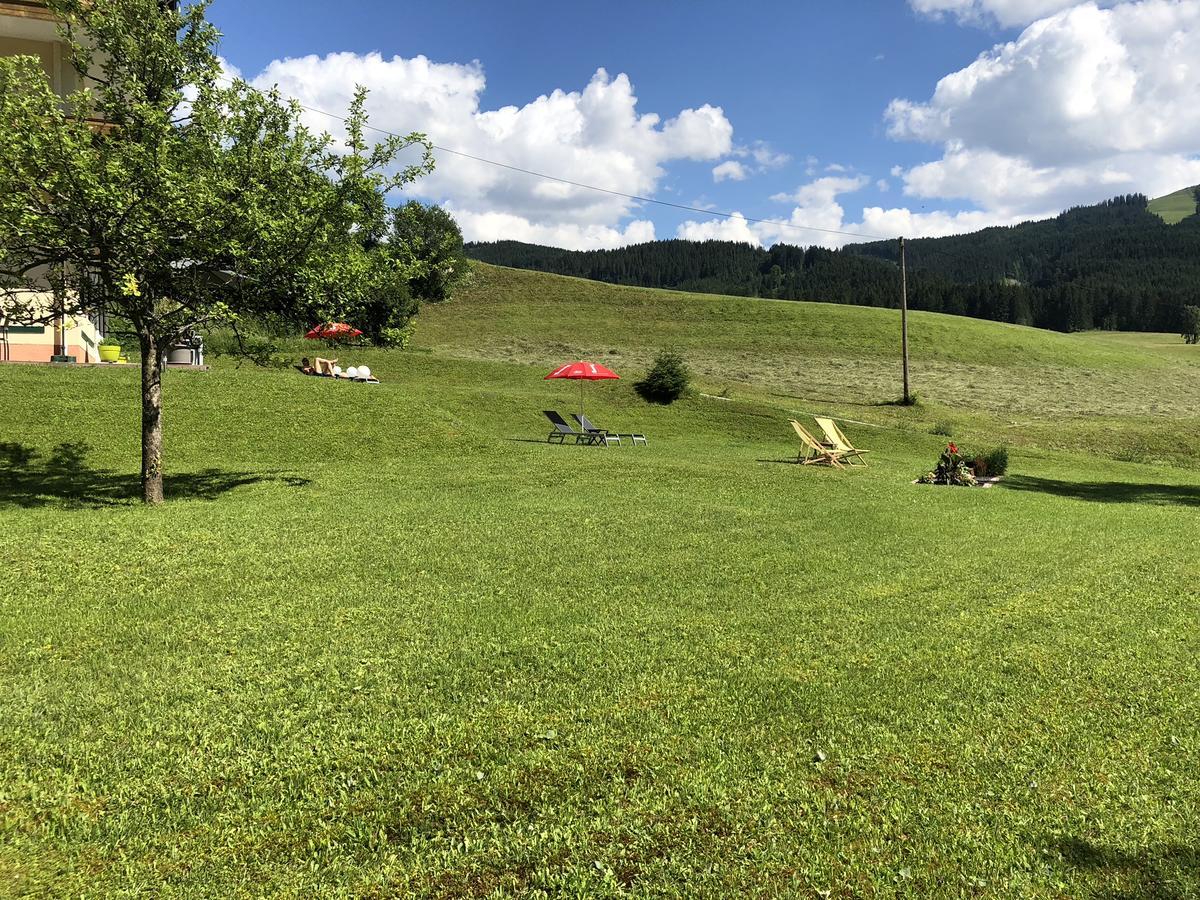Hotel Kronenhirsch Russbach am Pass Gschütt Eksteriør billede